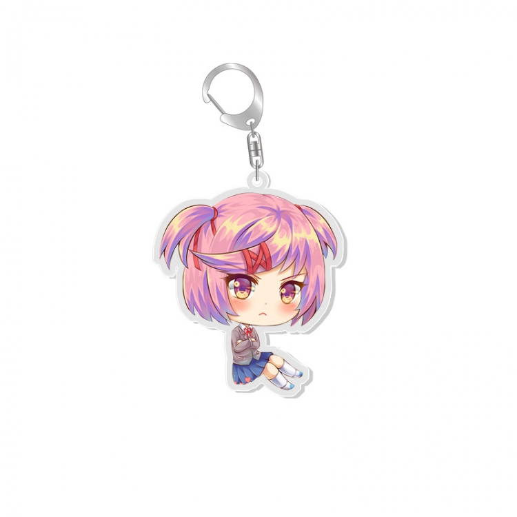 Doki Doki Literature Club! Anime acrylic Key Chain price for 5 pcs 6946