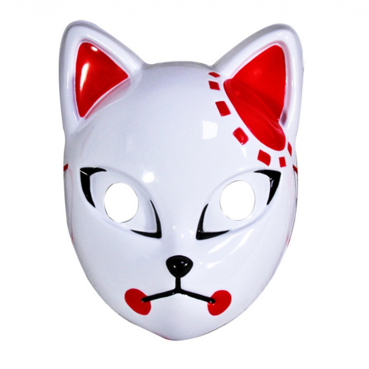 Demon Slayer Kimets Not glowing Halloween Cosplay Prop  fox mask price for 5 pcs