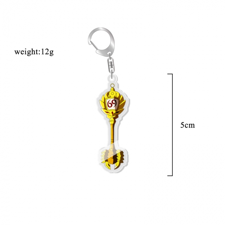 Fairy tail Anime acrylic Key Chain  price for 5 pcs  7201