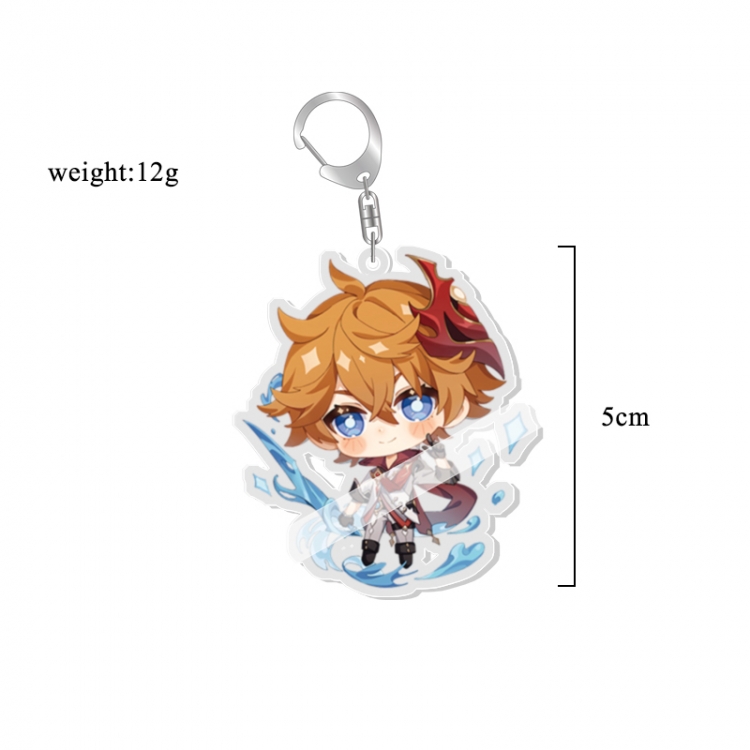 Genshin Impact Anime acrylic Key Chain  price for 5 pcs 7228