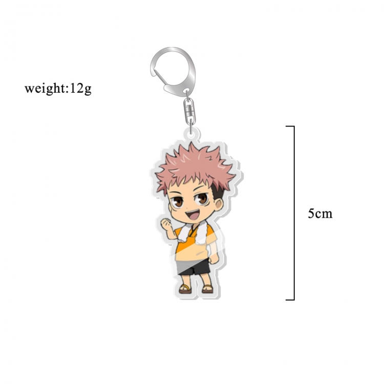 Jujutsu Kaisen Anime acrylic Key Chain price for 5 pcs 7258