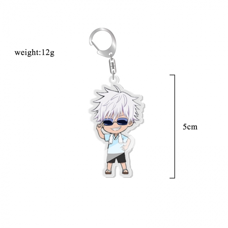 Jujutsu Kaisen Anime acrylic Key Chain price for 5 pcs 7257