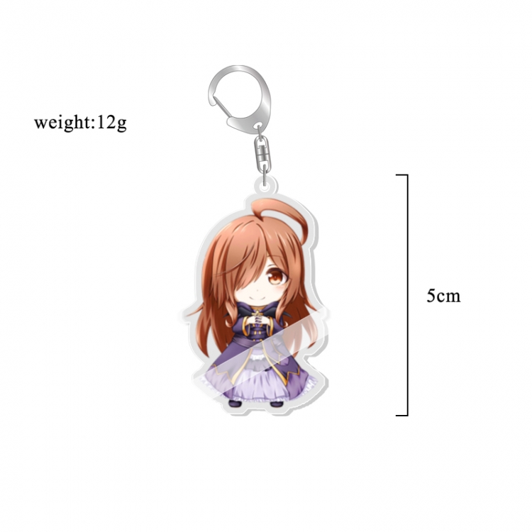 Best wishes for a better world Anime acrylic Key Chain price for 5 pcs 7259