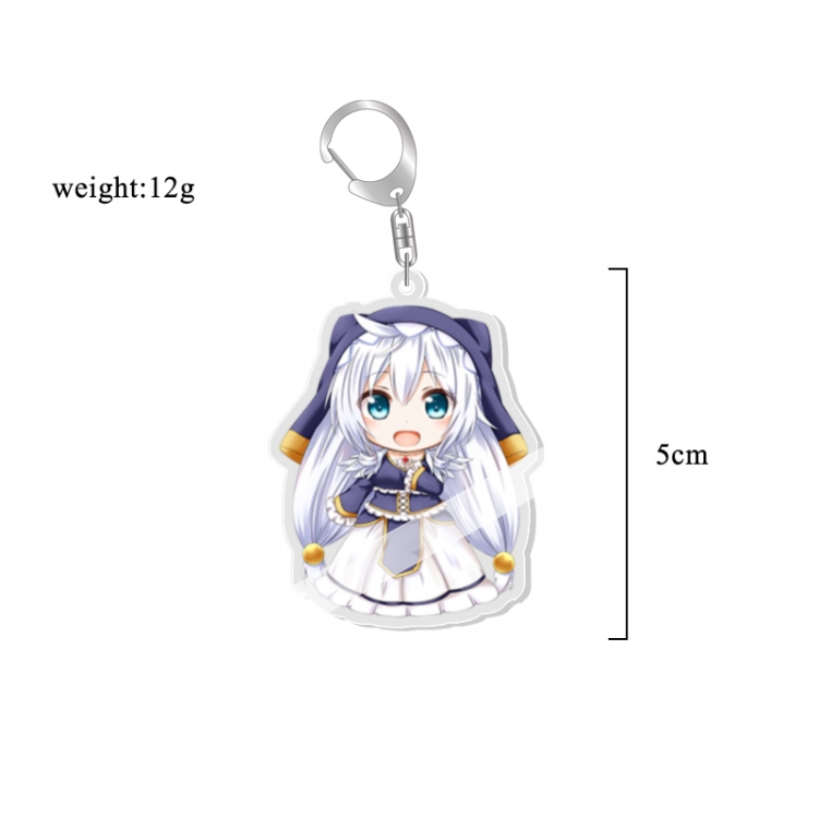 Best wishes for a better world Anime acrylic Key Chain price for 5 pcs 7262