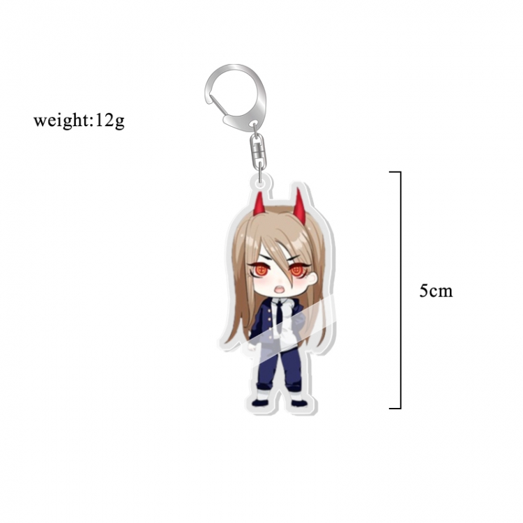 Chainsaw Man Anime acrylic Key Chain price for 5 pcs