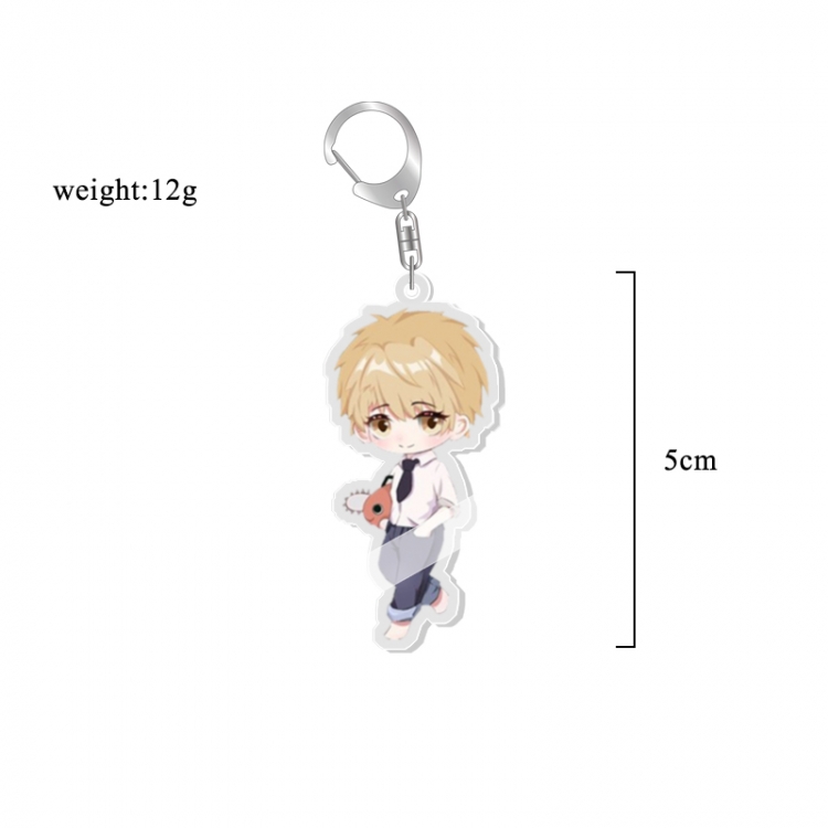 Chainsaw Man Anime acrylic Key Chain price for 5 pcs