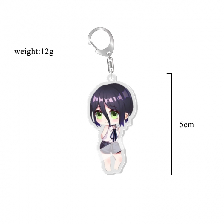 Chainsaw Man Anime acrylic Key Chain price for 5 pcs