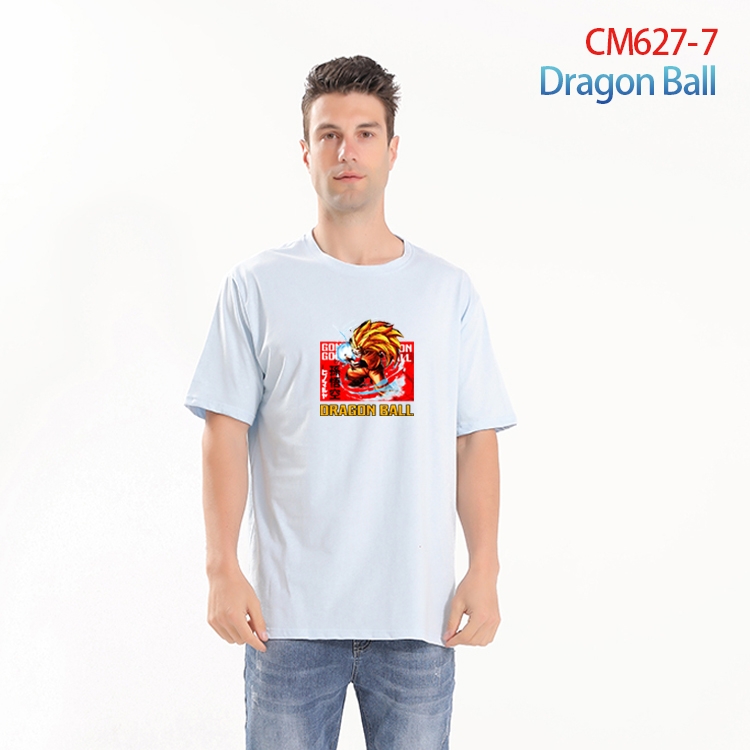 DRAGON BALL Printed short-sleeved cotton T-shirt from S to 4XL  CM-627-7