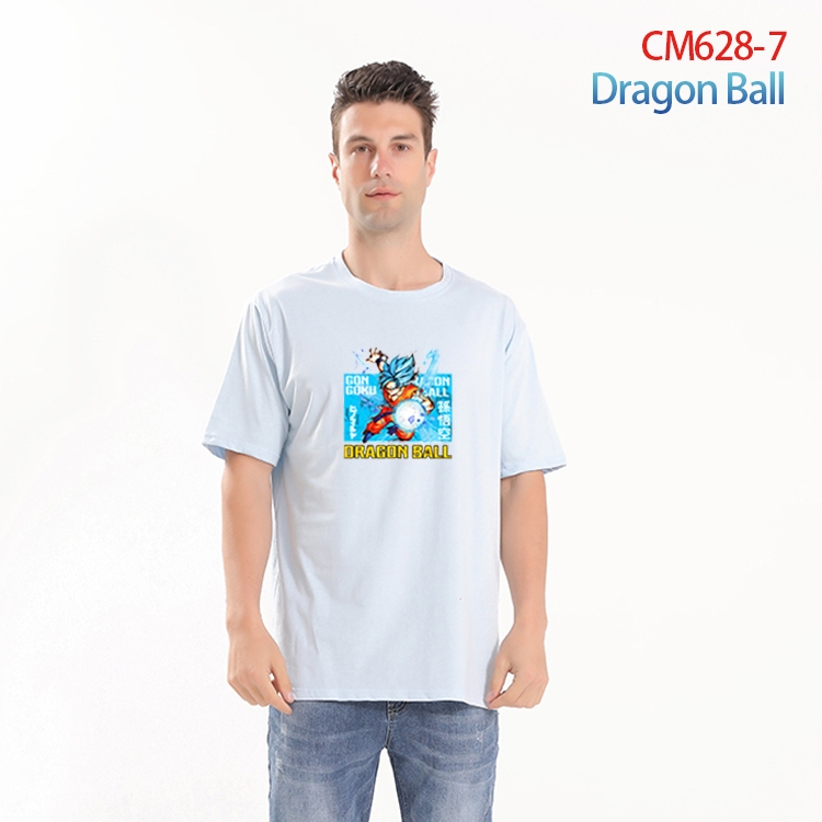 DRAGON BALL Printed short-sleeved cotton T-shirt from S to 4XL  CM-628-7