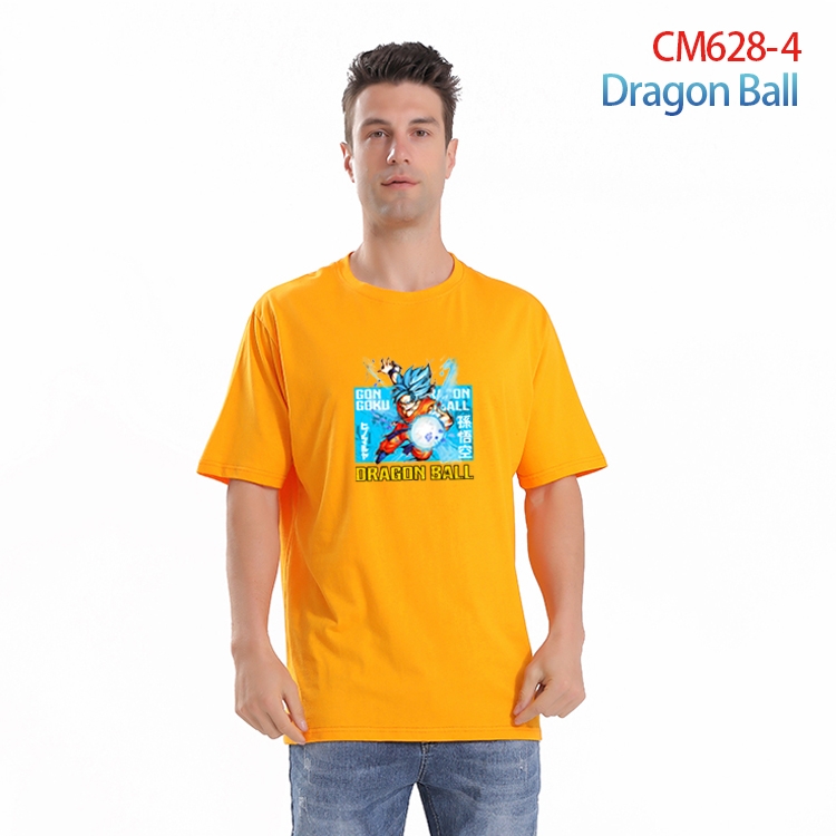 DRAGON BALL Printed short-sleeved cotton T-shirt from S to 4XL  CM-628-4