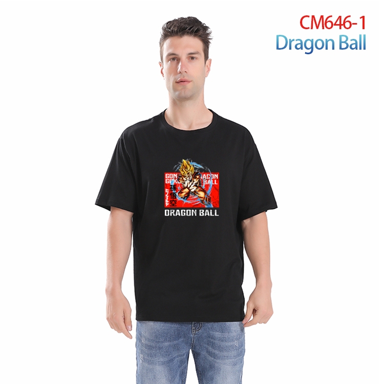 DRAGON BALL Printed short-sleeved cotton T-shirt from S to 4XL  CM-646-1