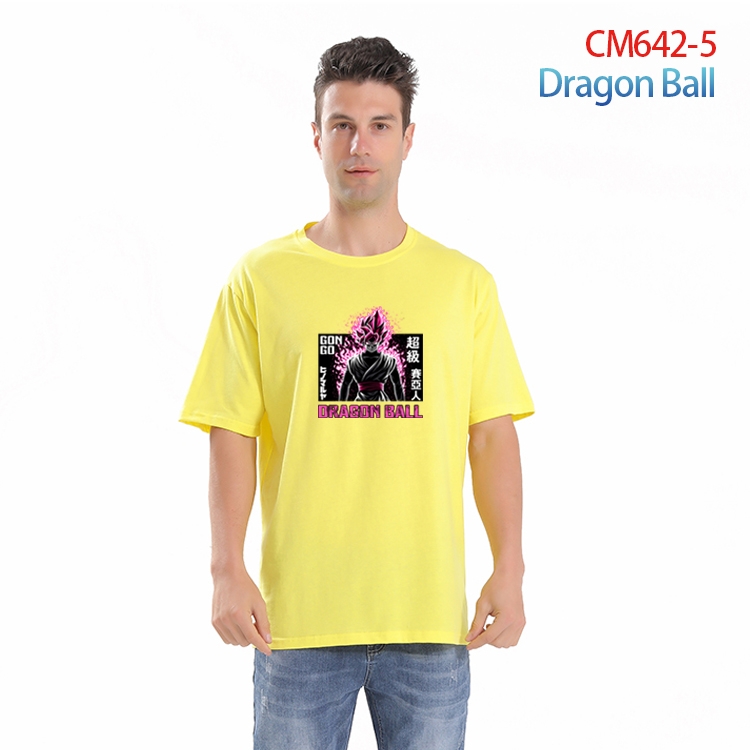 DRAGON BALL Printed short-sleeved cotton T-shirt from S to 4XL CM-642-5