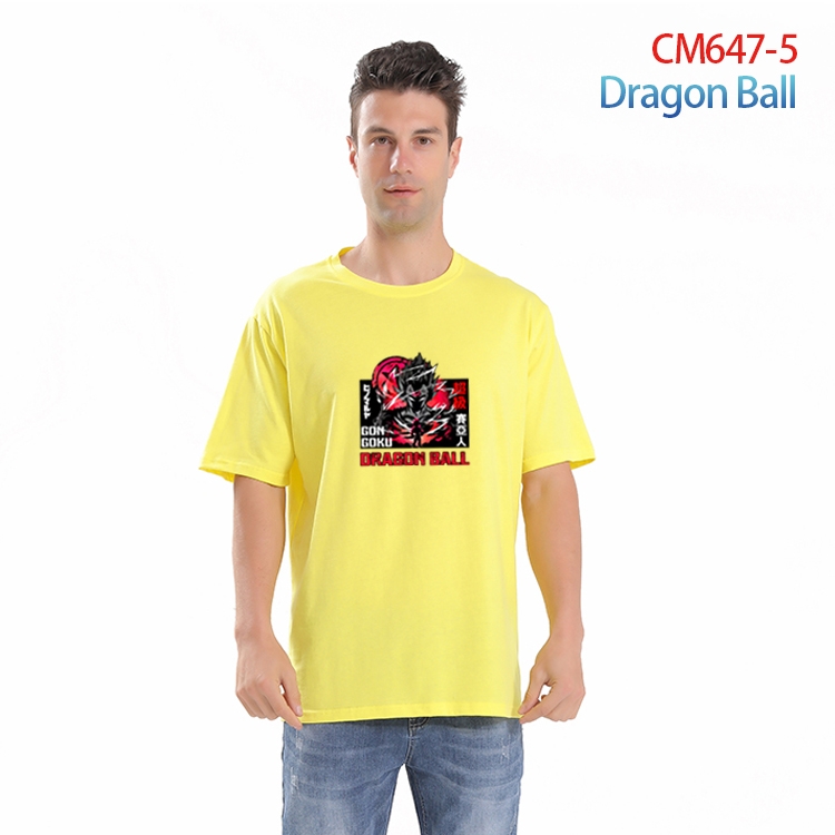 DRAGON BALL Printed short-sleeved cotton T-shirt from S to 4XL CM-647-5