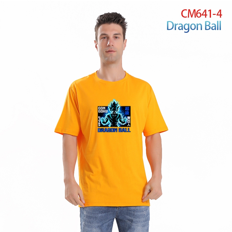 DRAGON BALL Printed short-sleeved cotton T-shirt from S to 4XL CM-641-4