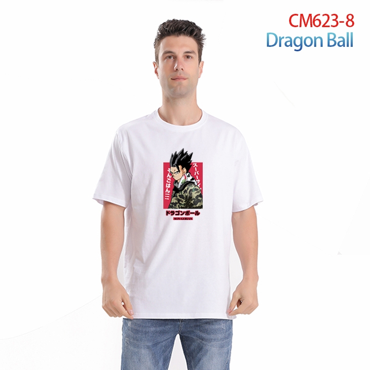 DRAGON BALL Printed short-sleeved cotton T-shirt from S to 4XL CM-623-8