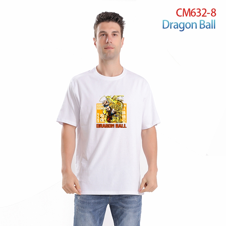 DRAGON BALL Printed short-sleeved cotton T-shirt from S to 4XL CM-632-8