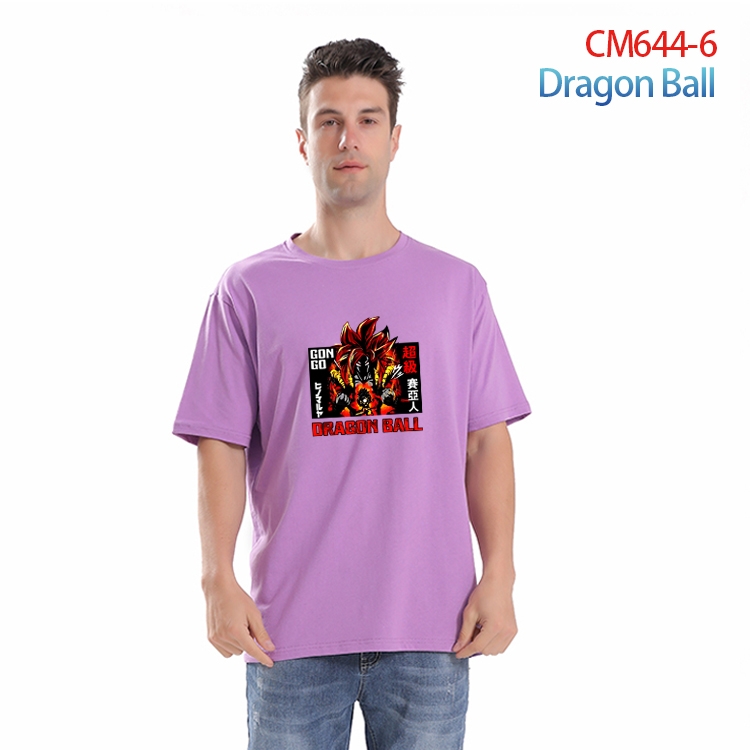 DRAGON BALL Printed short-sleeved cotton T-shirt from S to 4XL CM-644-6