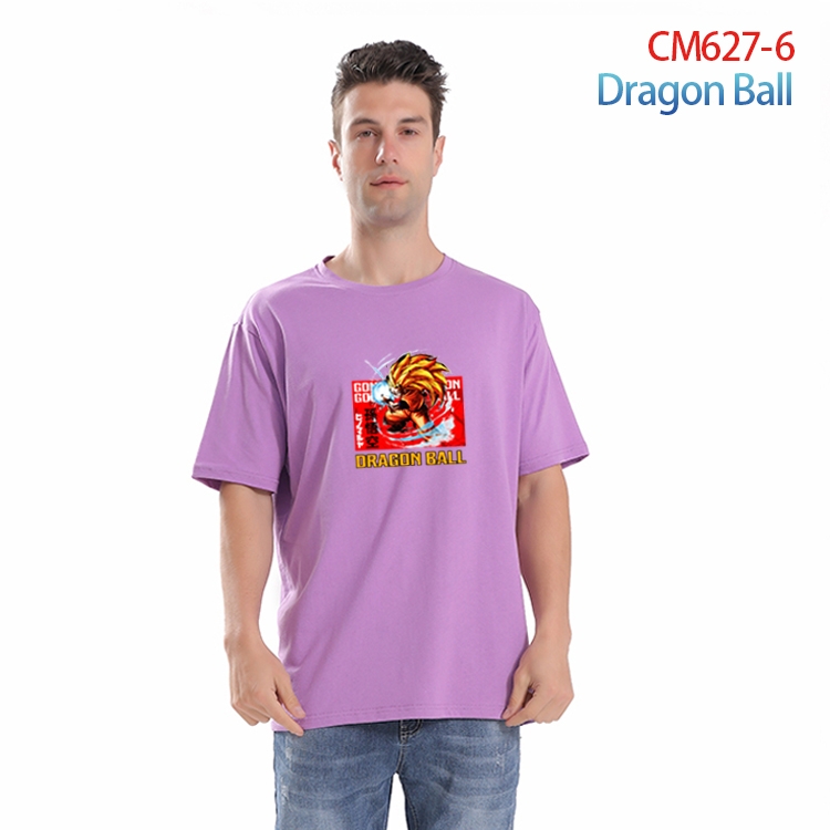 DRAGON BALL Printed short-sleeved cotton T-shirt from S to 4XL CM-627-6