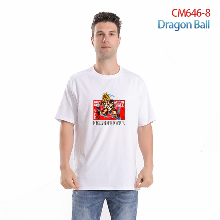 DRAGON BALL Printed short-sleeved cotton T-shirt from S to 4XL CM-646-8