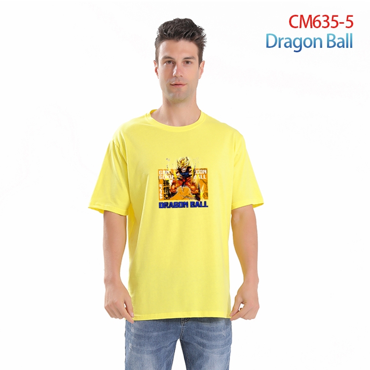 DRAGON BALL Printed short-sleeved cotton T-shirt from S to 4XL CM-635-5