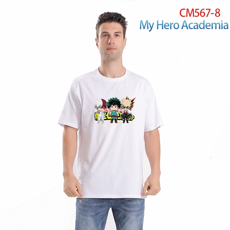 My Hero Academia Printed short-sleeved cotton T-shirt from S to 4XL  CM-567-8