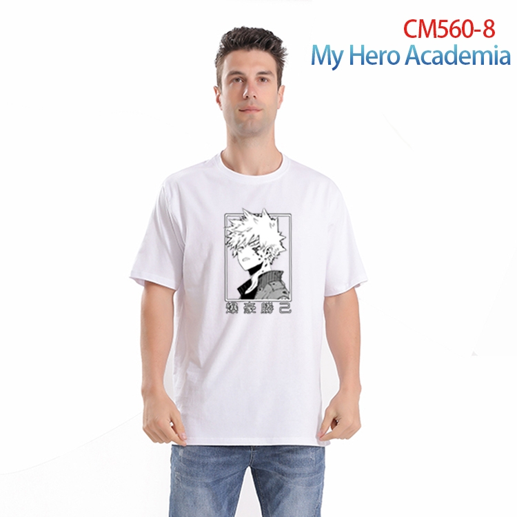 My Hero Academia Printed short-sleeved cotton T-shirt from S to 4XL  CM-560-8