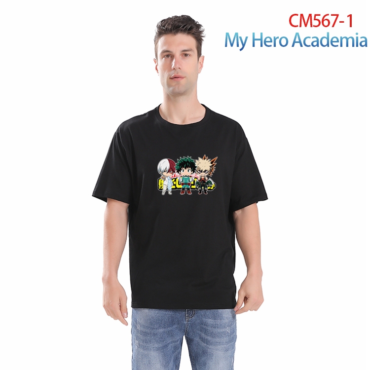 My Hero Academia Printed short-sleeved cotton T-shirt from S to 4XL CM-567-1