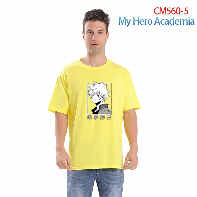 My Hero Academia Printed short-sleeved cotton T-shirt from S to 4XL CM-560-5