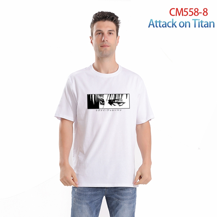 Shingeki no Kyojin  Printed short-sleeved cotton T-shirt from S to 4XL  CM-558-8