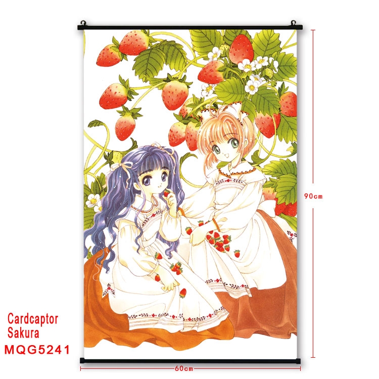 Card Captor Sakura Plastic pole cloth painting Wall Scroll 60X90CM preorder 3 days  MQG5241