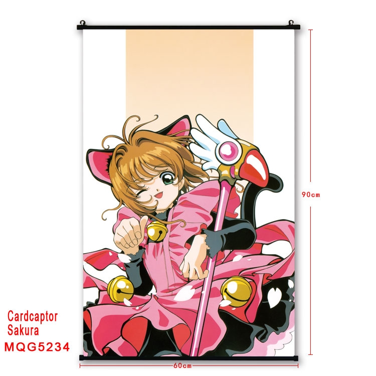 Card Captor Sakura Plastic pole cloth painting Wall Scroll 60X90CM preorder 3 days  MQG5234