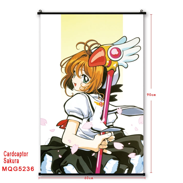 Card Captor Sakura Plastic pole cloth painting Wall Scroll 60X90CM preorder 3 days  MQG5236
