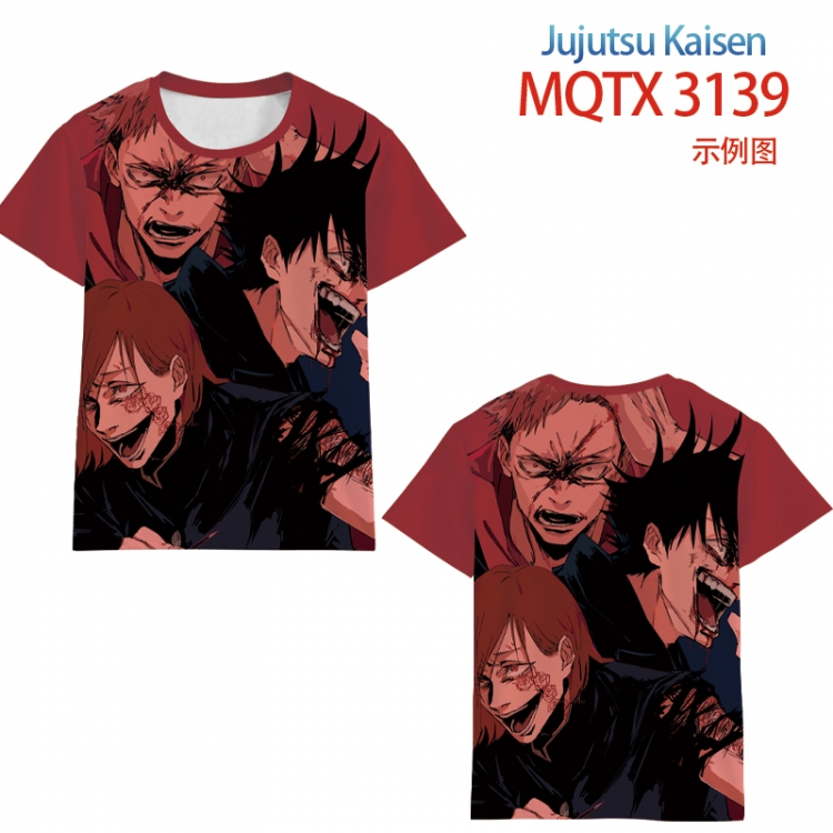 Jujutsu Kaisen full color printed short-sleeved T-shirt from 2XS to 5XL  MQTX3139