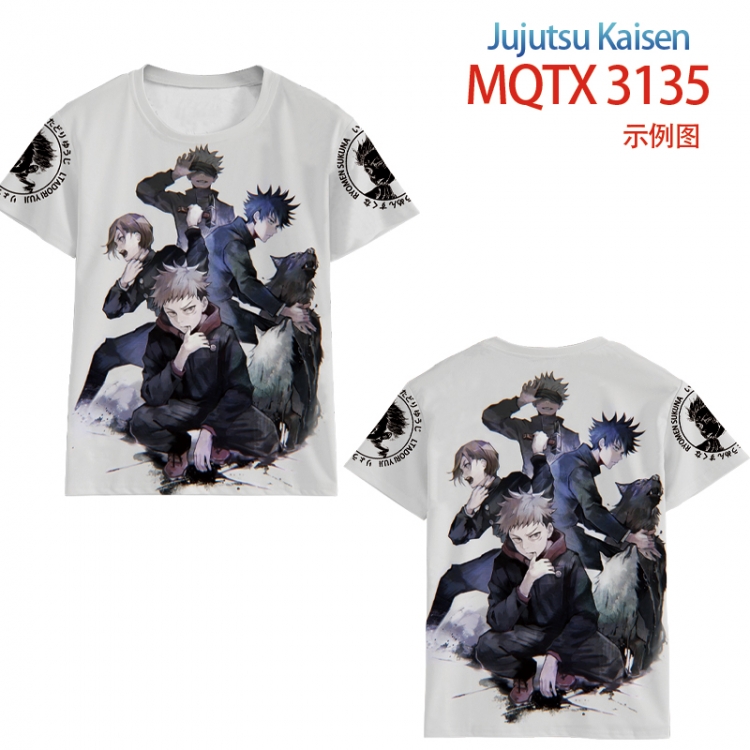 Jujutsu Kaisen full color printed short-sleeved T-shirt from 2XS to 5XL MQTX3135