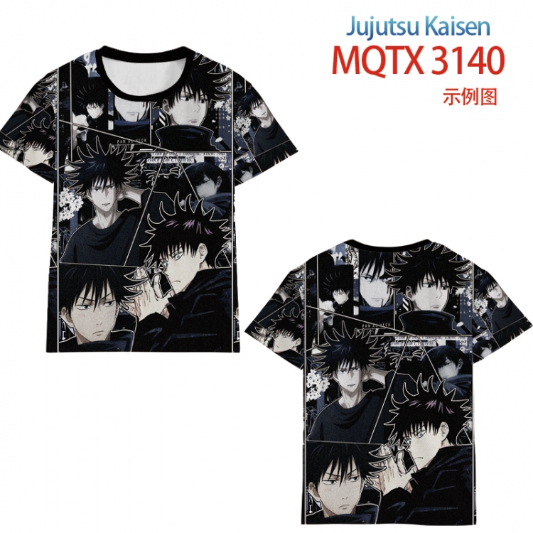 Jujutsu Kaisen full color printed short-sleeved T-shirt from 2XS to 5XL  MQTX3140