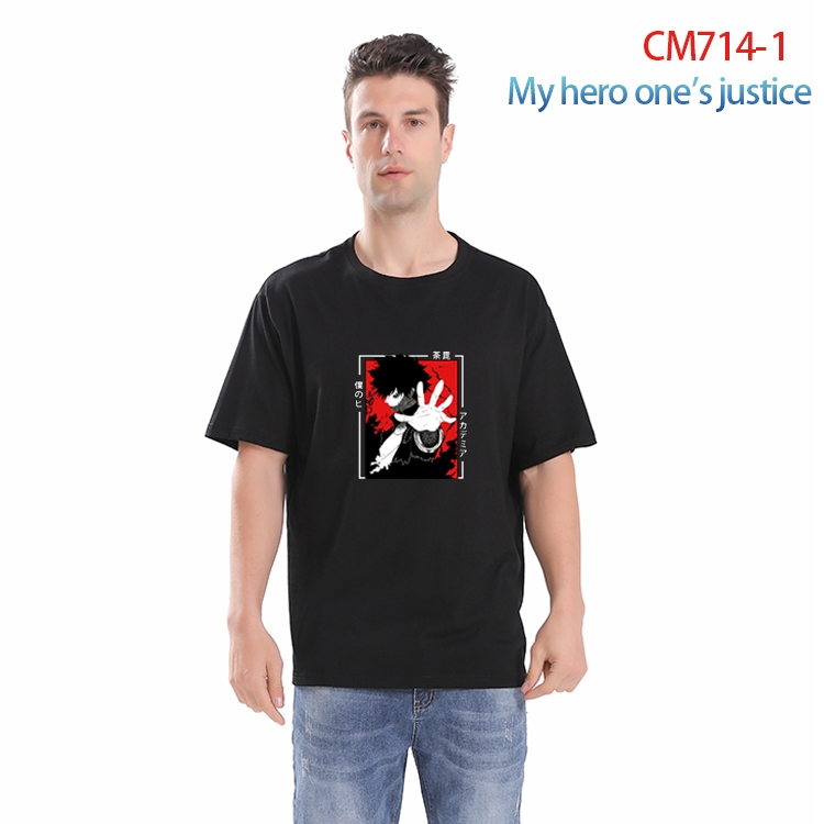 My Hero Academia Printed short-sleeved cotton T-shirt from S to 4XL  CM-714-1