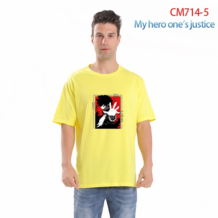 My Hero Academia Printed short-sleeved cotton T-shirt from S to 4XL  CM-714-5