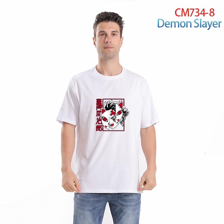 Demon Slayer Kimets Printed short-sleeved cotton T-shirt from S to 4XL  CM-734-8