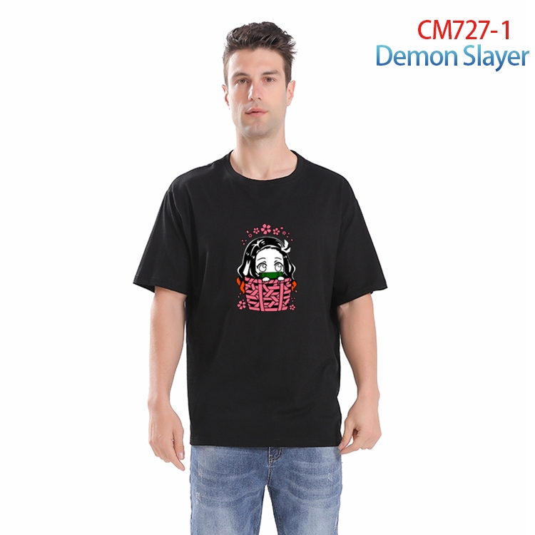 Demon Slayer Kimets Printed short-sleeved cotton T-shirt from S to 4XL CM-727-1