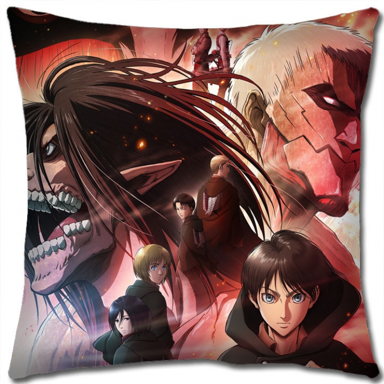 Shingeki no Kyojin Anime square full-color pillow cushion 45X45CM NO FILLING  J12-208