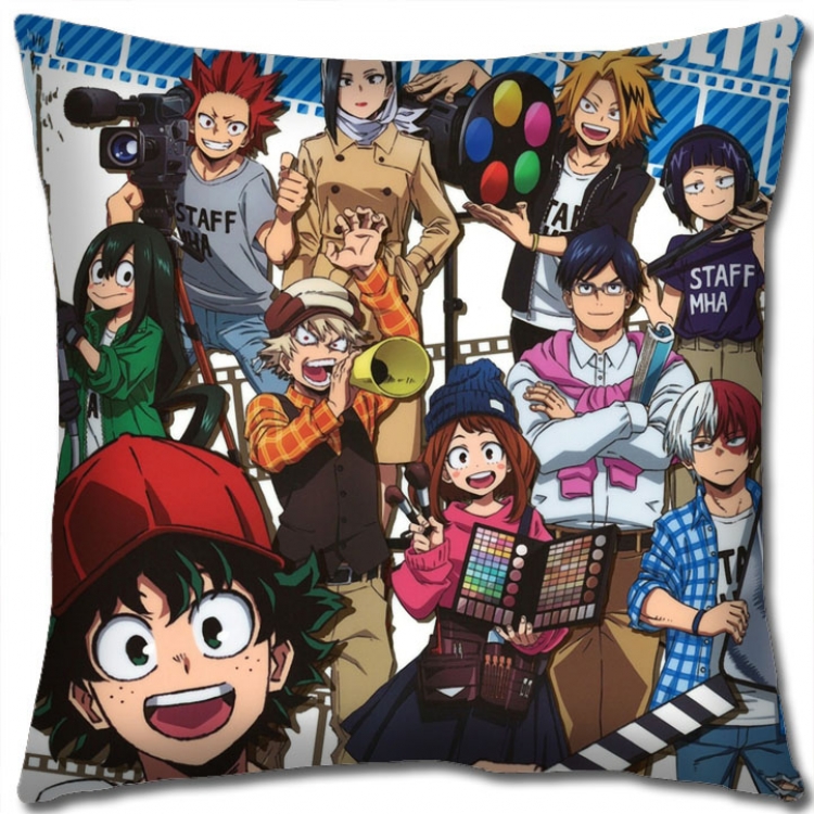 My Hero Academia Anime square full-color pillow cushion 45X45CM NO FILLING w9-361 动