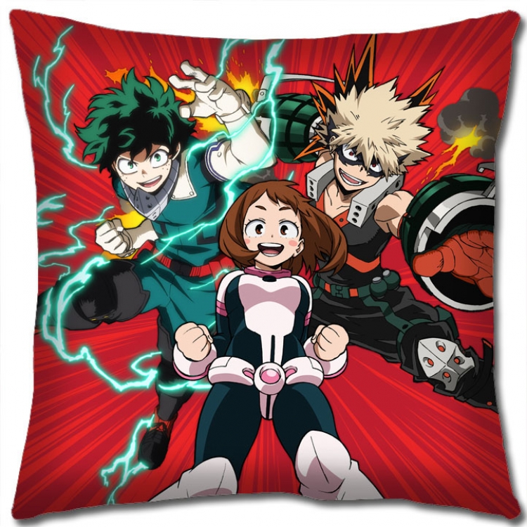 My Hero Academia Anime square full-color pillow cushion 45X45CM NO FILLING w9-392