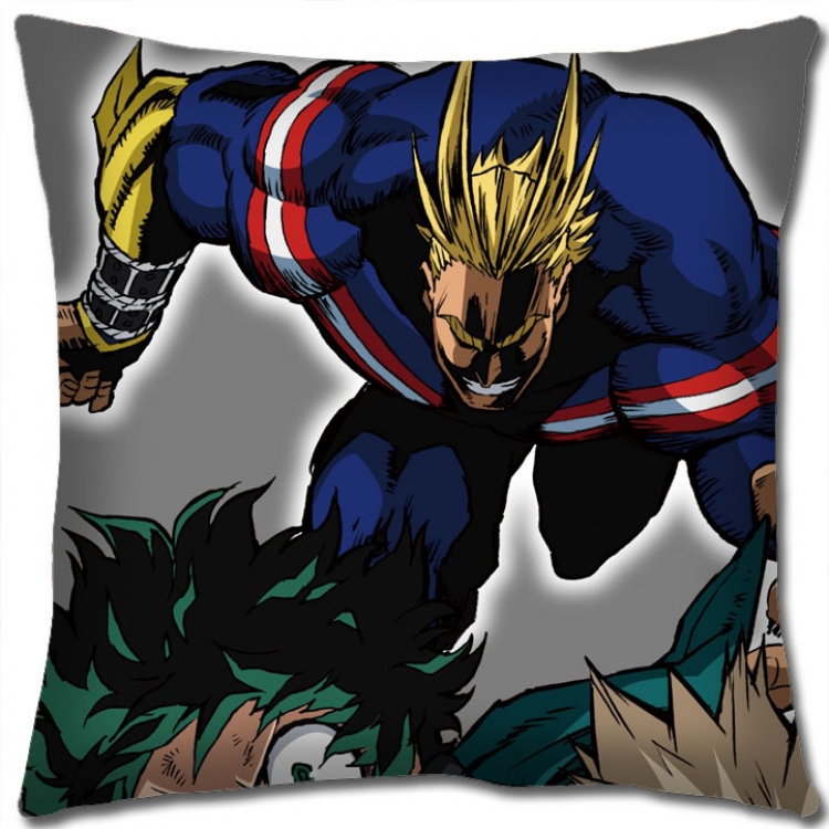 Hero Academia Anime square full-color pillow cushion 45X45CM NO FILLING   w9-341