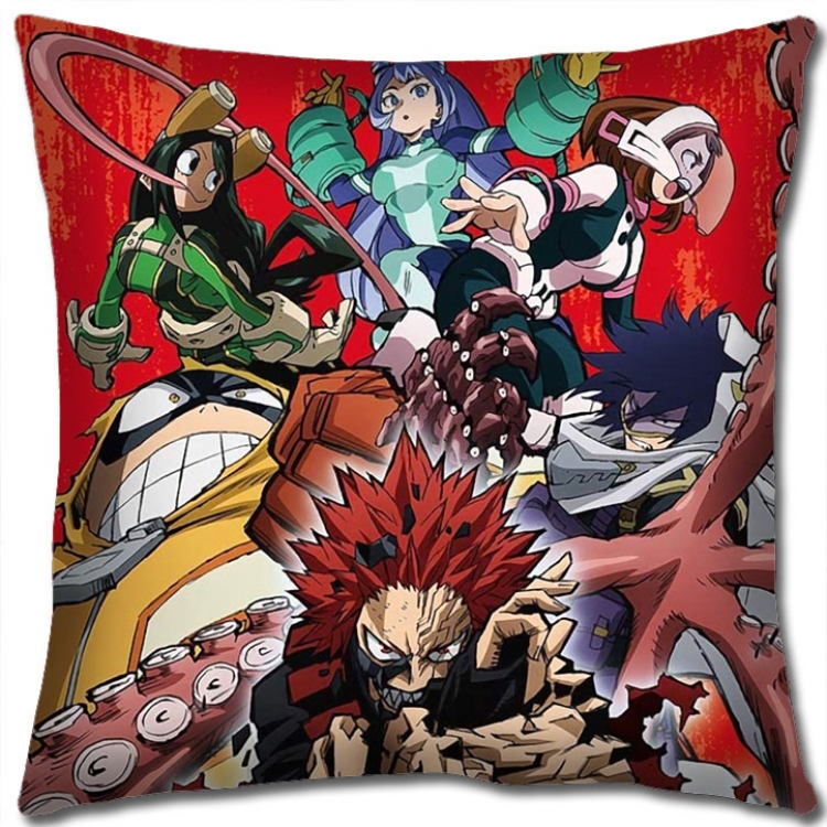 Hero Academia Anime square full-color pillow cushion 45X45CM NO FILLING w9-338