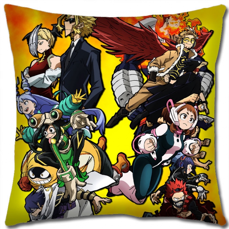 Hero Academia Anime square full-color pillow cushion 45X45CM NO FILLING  w9-352