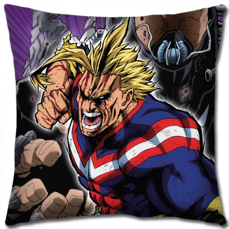 Hero Academia Anime square full-color pillow cushion 45X45CM NO FILLING  w9-429