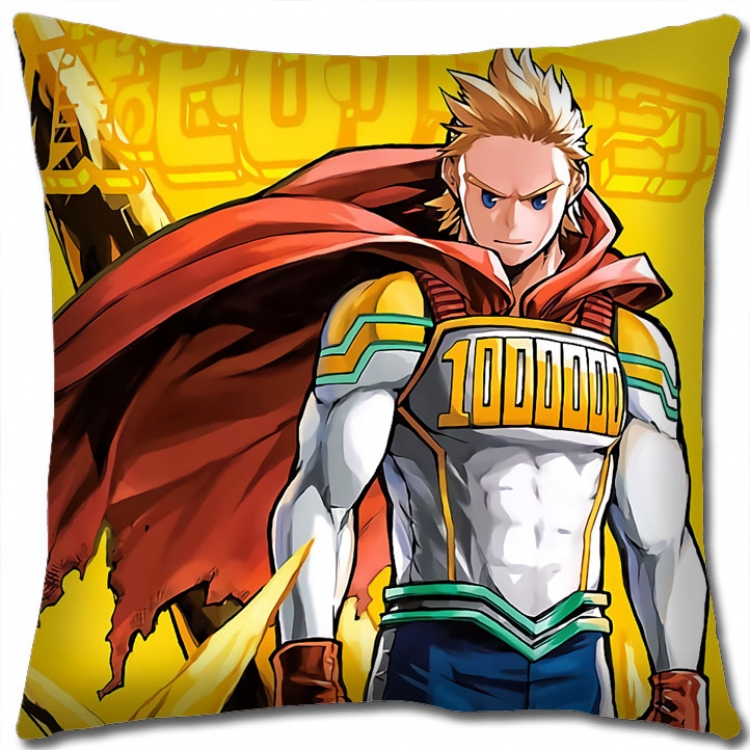 Hero Academia Anime square full-color pillow cushion 45X45CM NO FILLING  w9-390