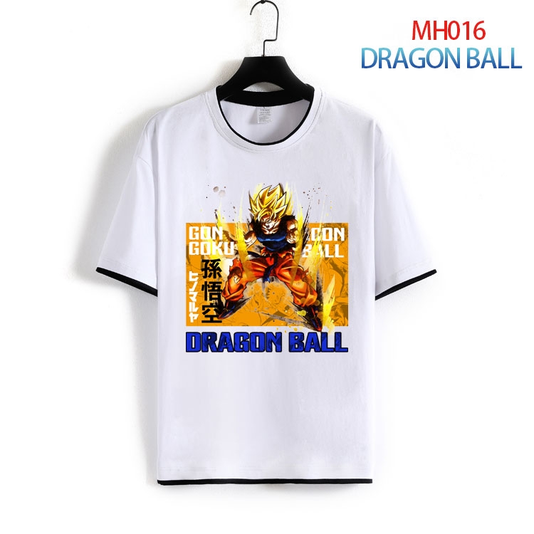 DRAGON BALL Pure cotton  Loose short sleeve round neck T-shirt  from S to 4XL MH-016-(2)