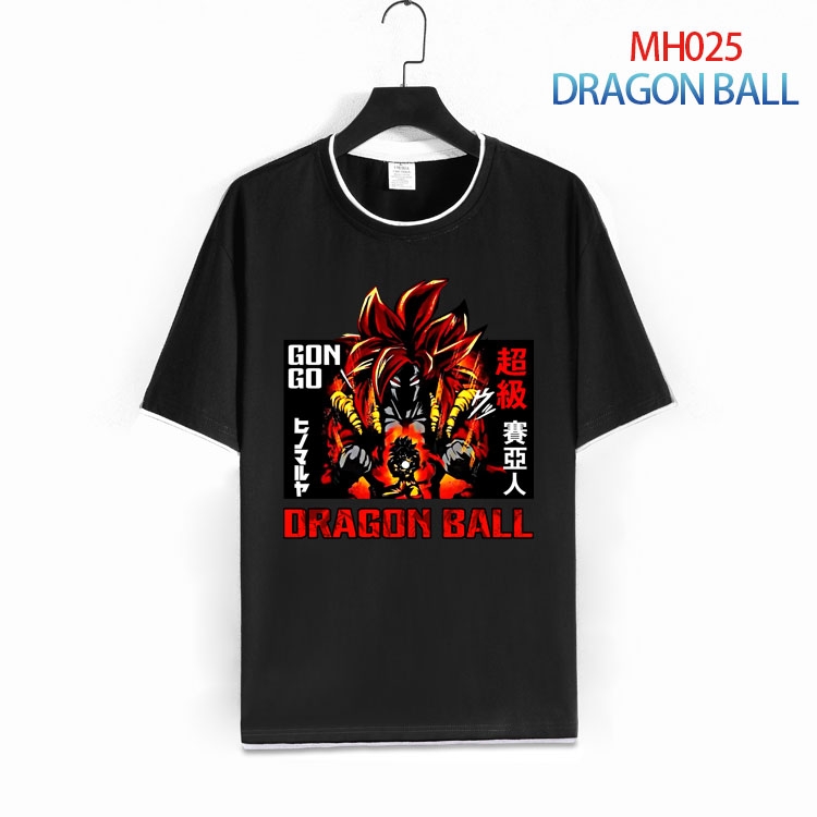 DRAGON BALL Pure cotton  Loose short sleeve round neck T-shirt  from S to 4XL MH-025-(1)