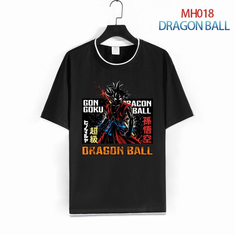 DRAGON BALL Pure cotton  Loose short sleeve round neck T-shirt  from S to 4XL MH-018-(1)